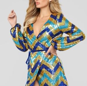 Uptown sequin dress from fashion nova